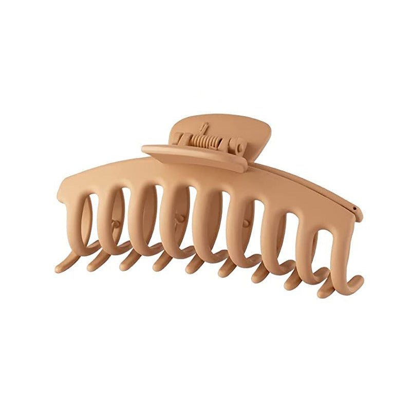 Wholesale 11CM Frosted PS Plastic Material Hair Clips